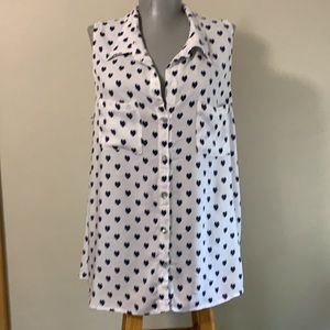 Just Living button down tank